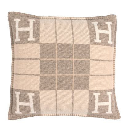 Hermes Wool Cashmere Avalon III Pillow PM Coco Camomille 1 of 3