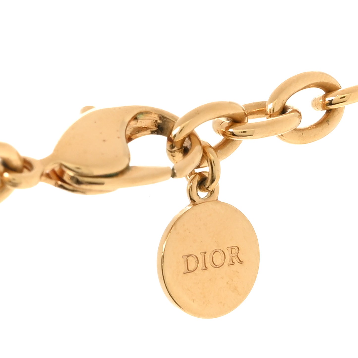 Metal Danseuse Etoile Chain Choker Necklace Gold