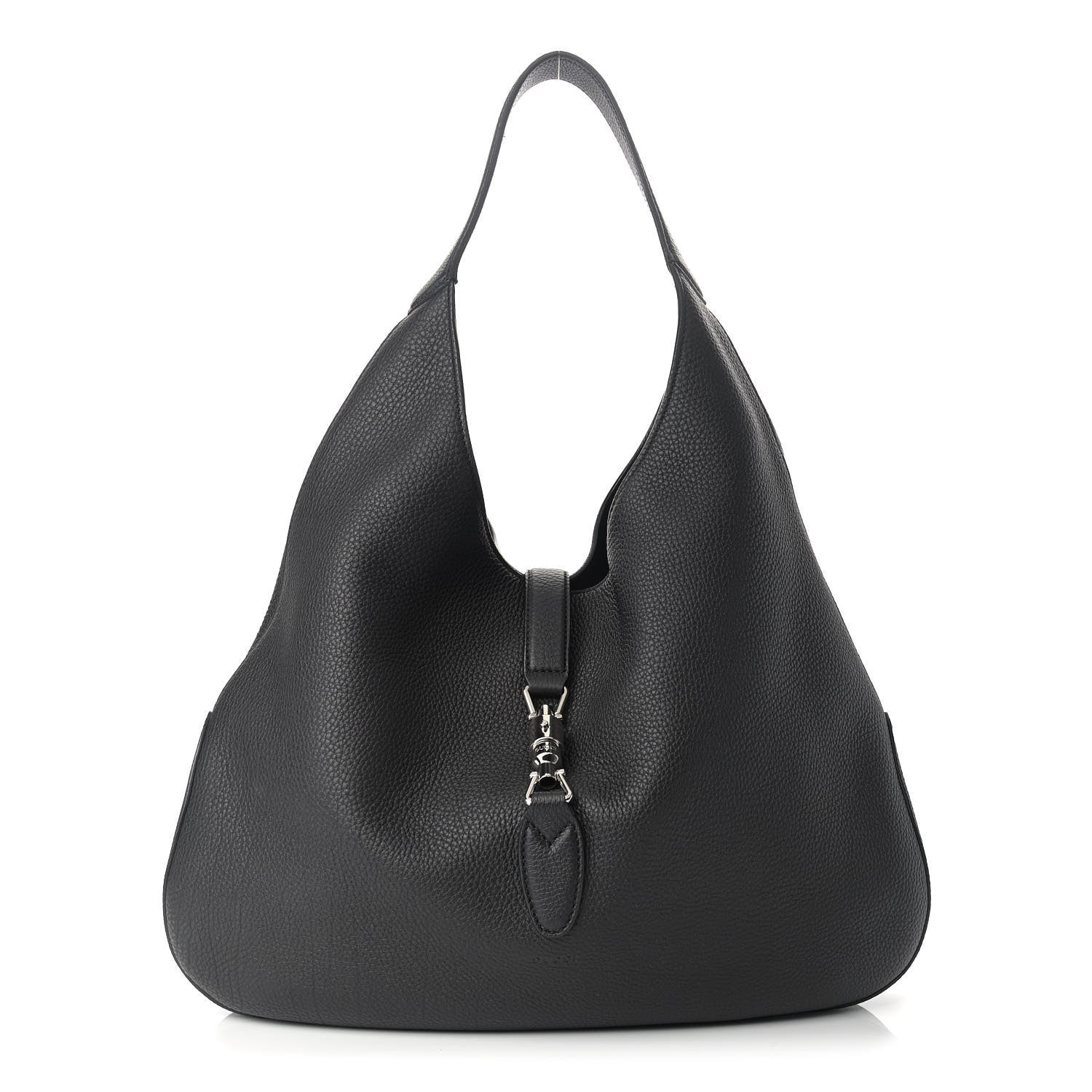 Gucci Soft Grained Calfskin Large Jackie Hobo Black 3 of 10