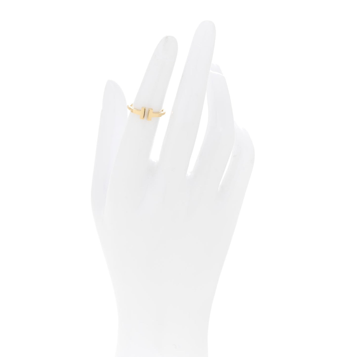 18K Yellow Gold T Wire Ring 48 4.5
