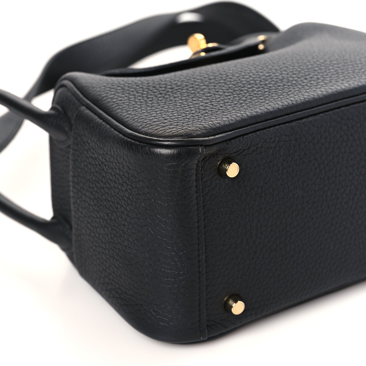 Hermes Taurillon Clemence Mini Lindy 20 Black 8 of 9