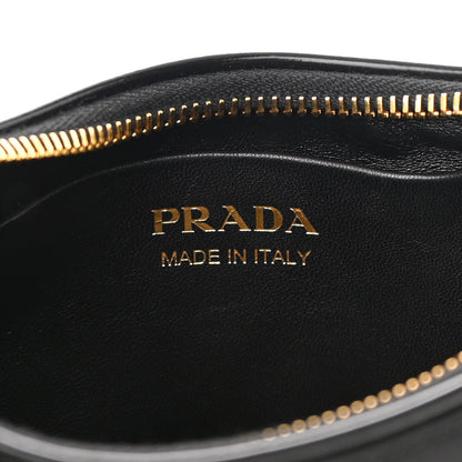 Prada Re-Nylon Spazzolato Small Arque Shoulder Bag Black 5 of 12