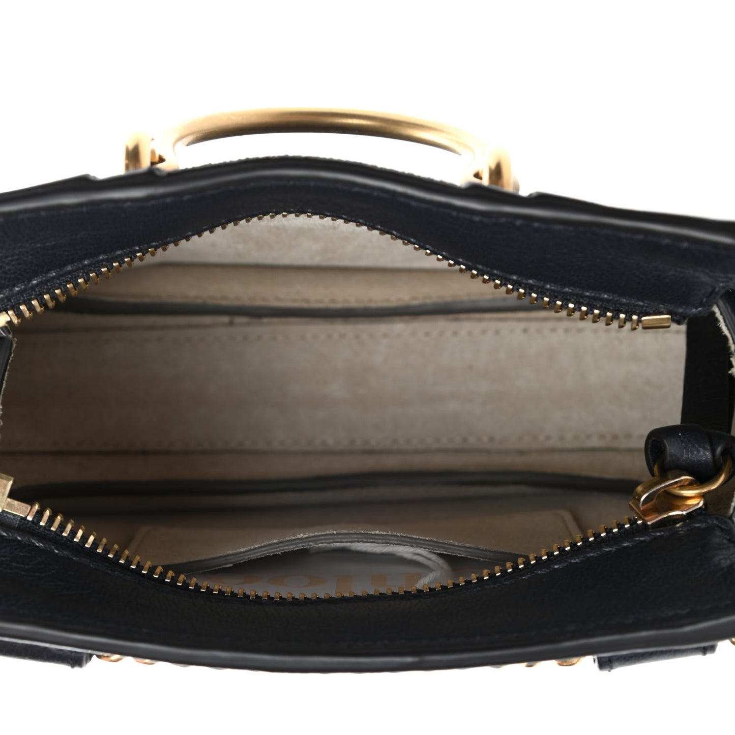 Calfskin Suede Mini Pixie Signature Belt Bag Full Blue