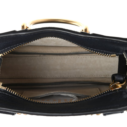 Chloe Calfskin Suede Mini Pixie Signature Belt Bag Full Blue 4 of 4