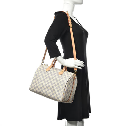Louis Vuitton Damier Azur Speedy Bandouliere 30 2 of 11