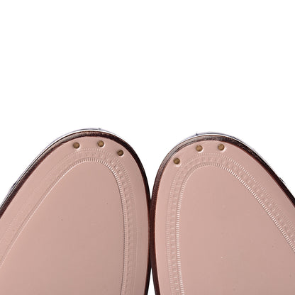 Gucci Eel Womens Jordaan Loafers 38 Purple 9 of 10