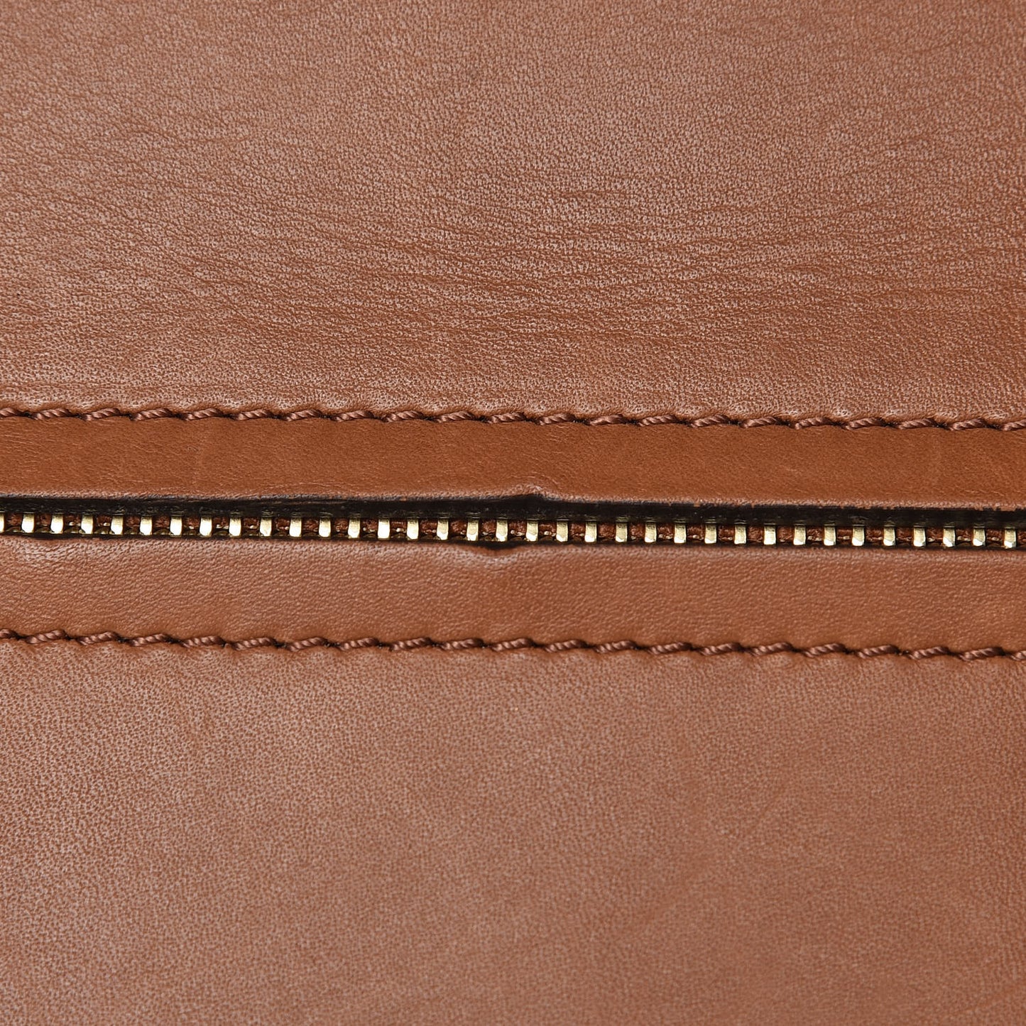 Natural Calfskin Suede Medium Trapeze Tan