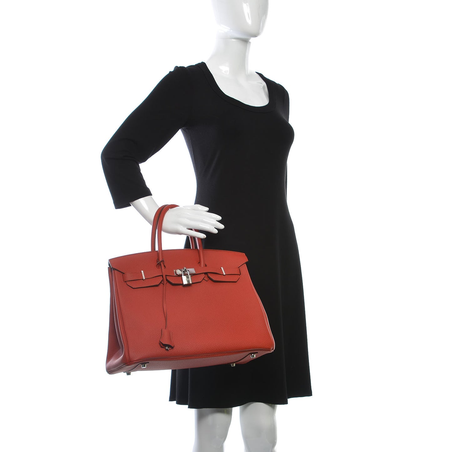 Togo Birkin 35 Vermillion
