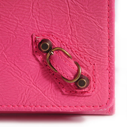 Balenciaga Calfskin Papier Platre Money Wallet Framboise 9 of 10