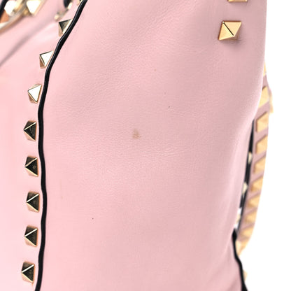 Valentino Garavani Vitello Small Rockstud Tote Pink 14 of 17