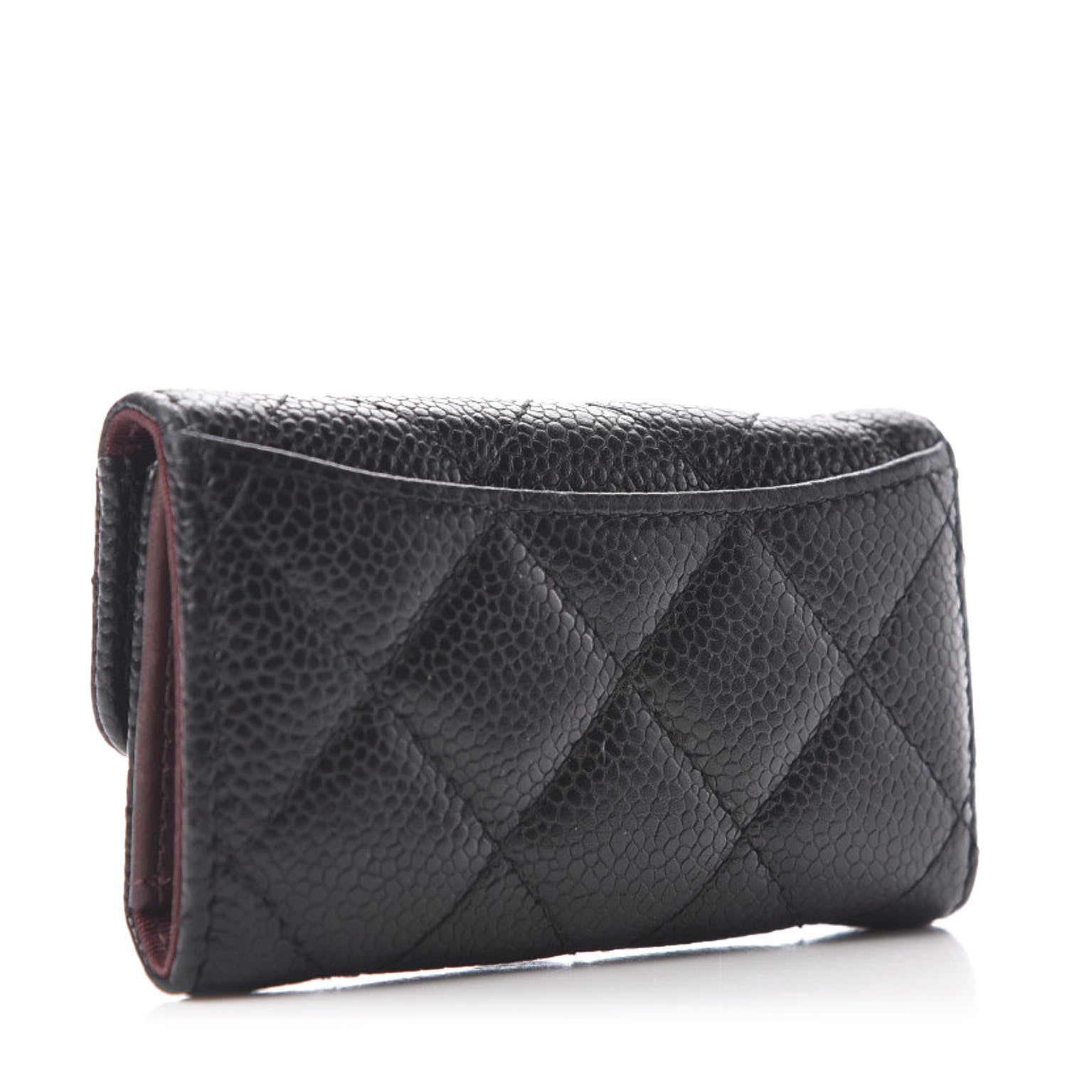 Chanel Caviar Quilted 6 Key Holder Black 3 of 8