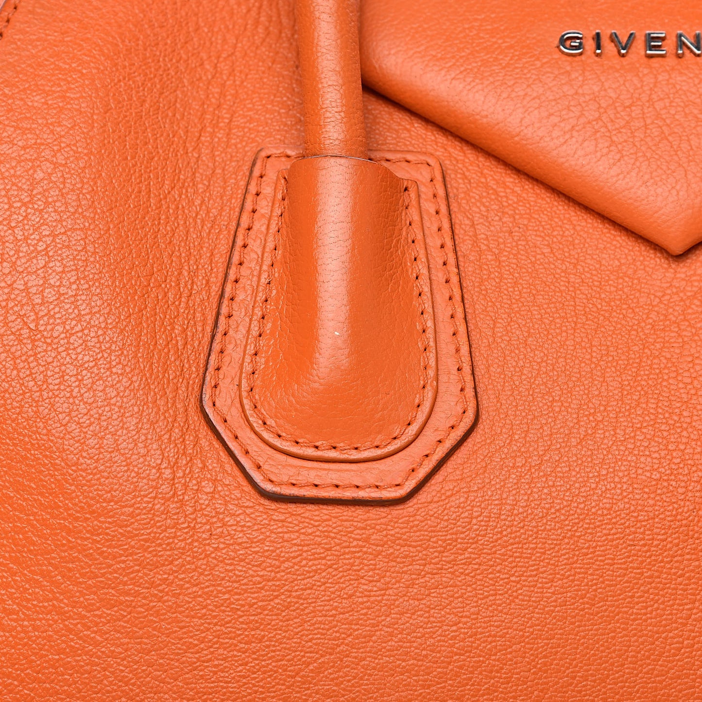 Sugar Goatskin Medium Antigona Orange