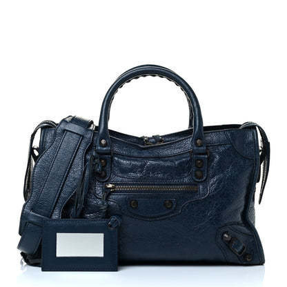 Balenciaga Agneau Classic Hardware S City Bleu de Minuit 1 of 4