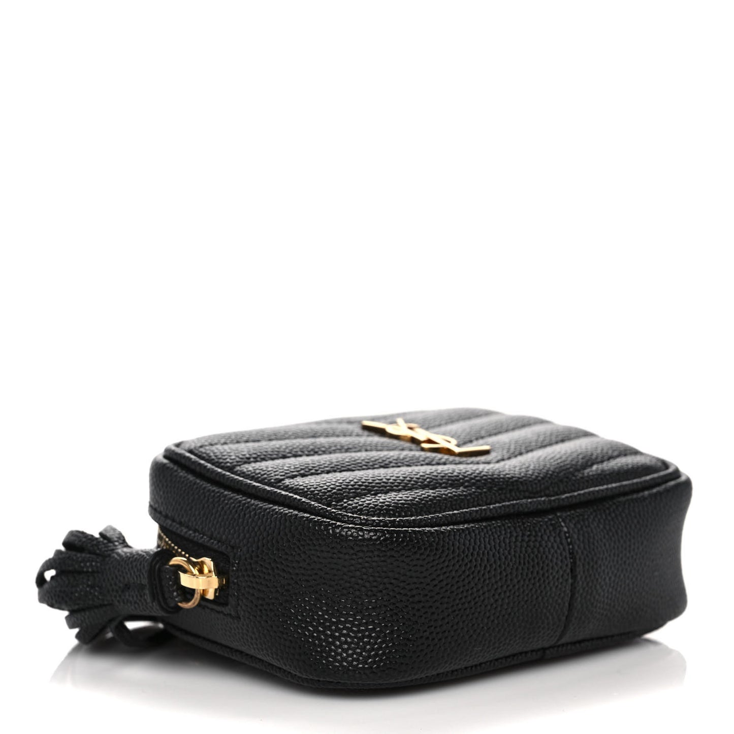Grain De Poudre Matelasse Monogram Baby Lou Camera Bag Black