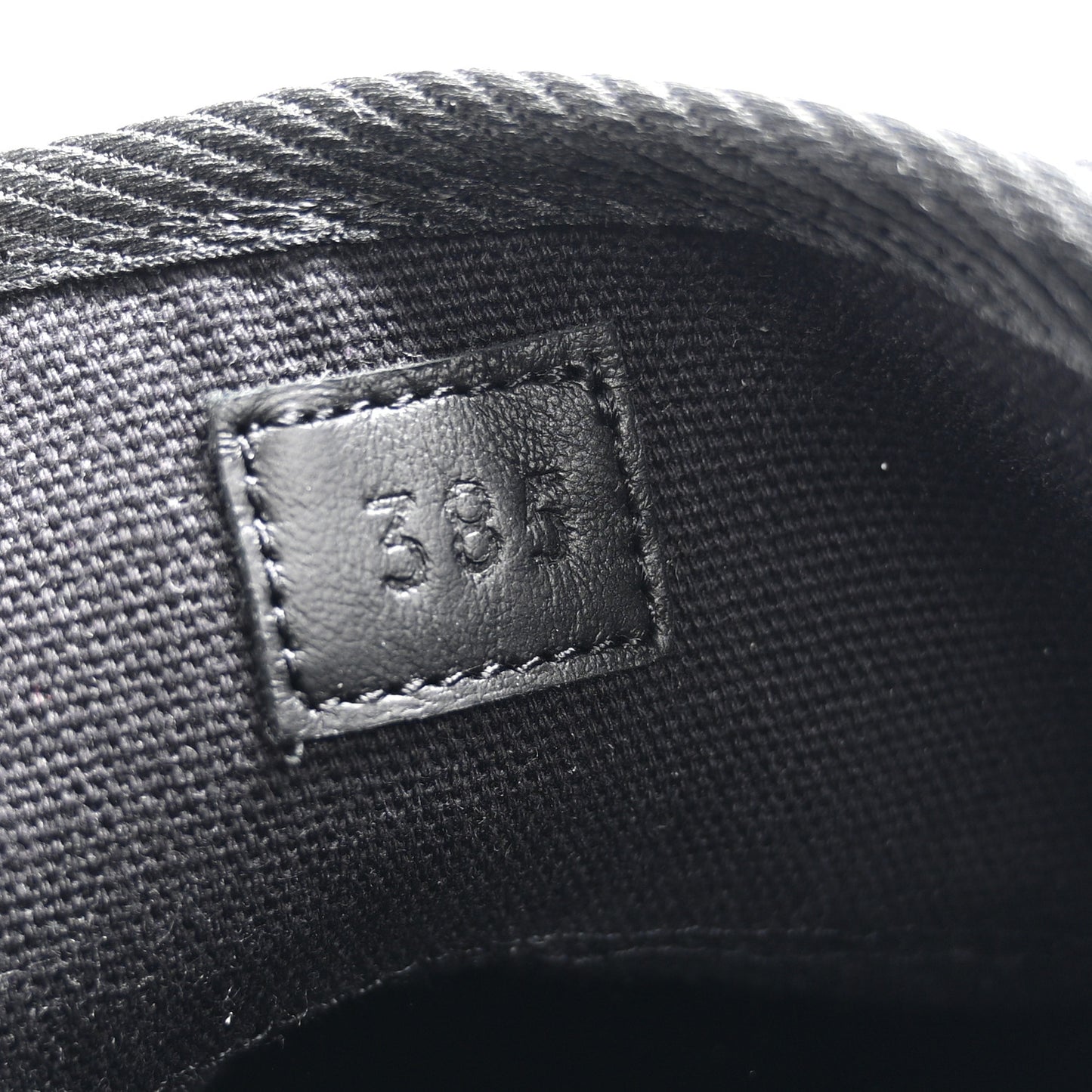 Canvas Calfskin Itineraire Ankle Boot 38.5 Black