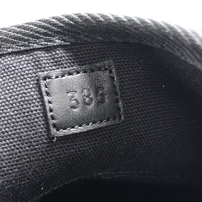 Hermes Canvas Calfskin Itineraire Ankle Boot 38.5 Black 9 of 10