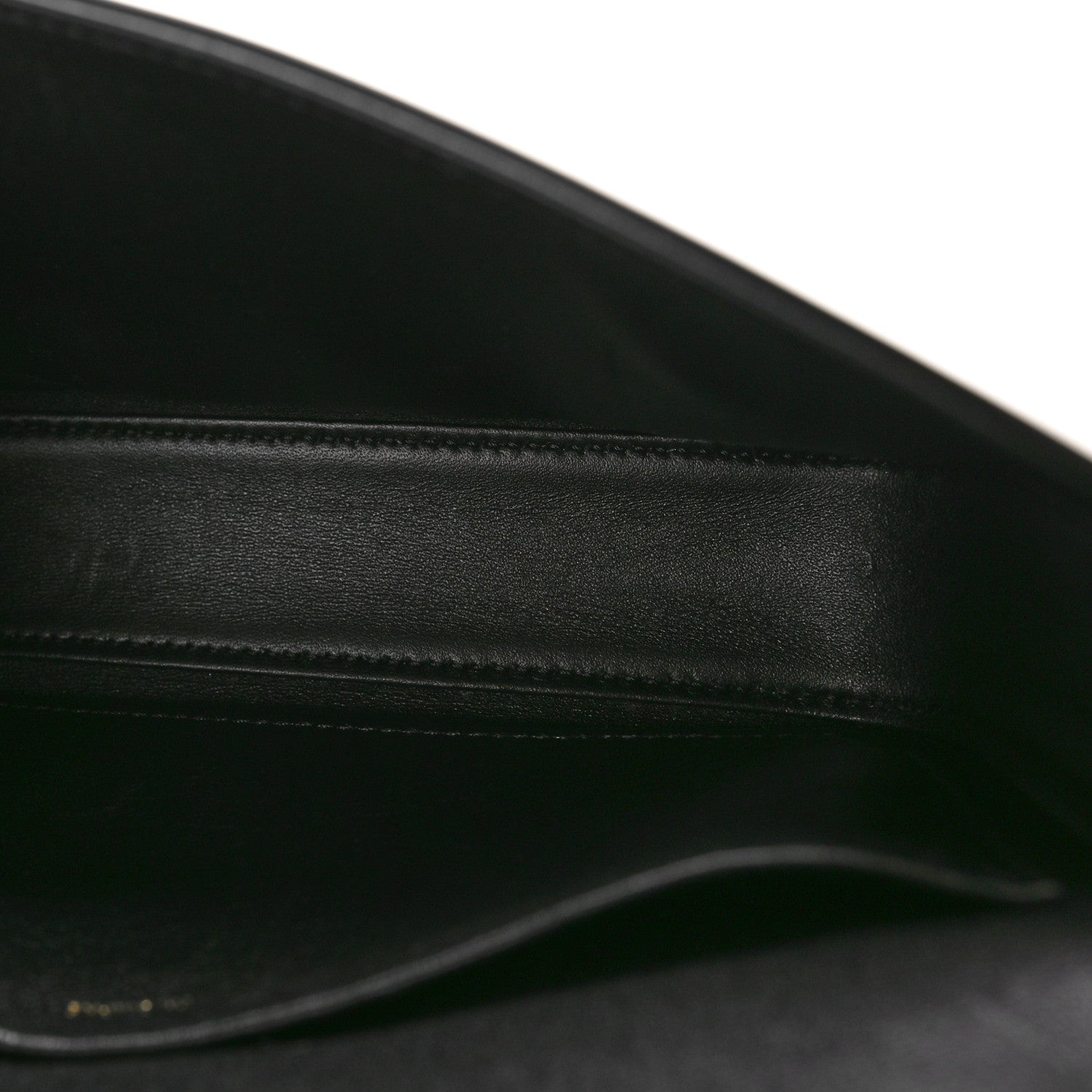 Celine Shiny Calfskin Triomphe Shoulder Bag Black 5 of 12