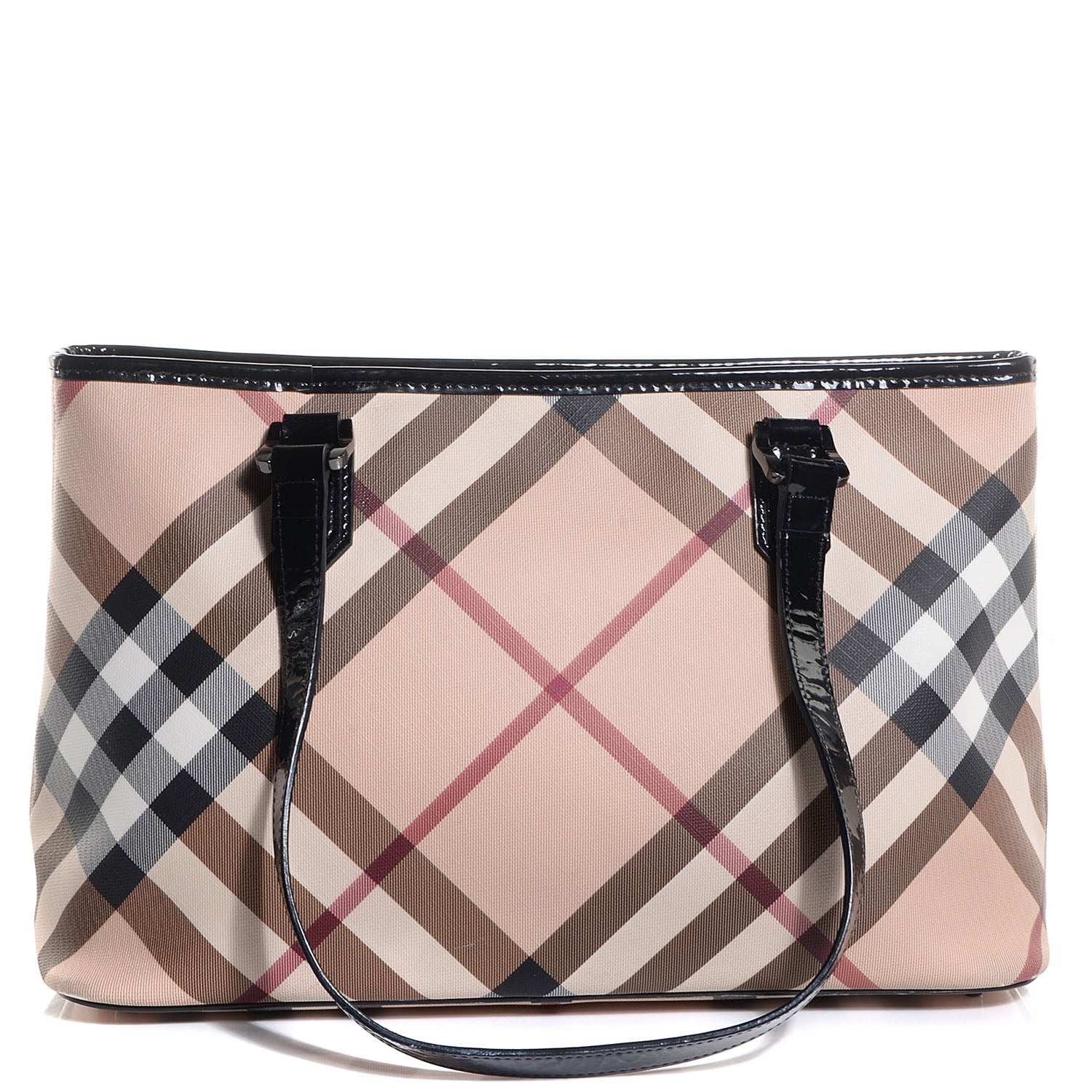 Burberry Supernova Check Regent Tote Black 1 of 9