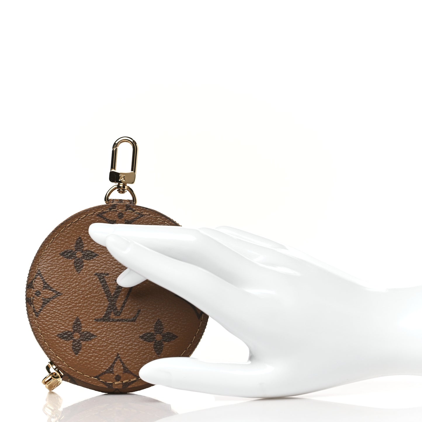 Reverse Monogram Bandouliere Round Coin Purse