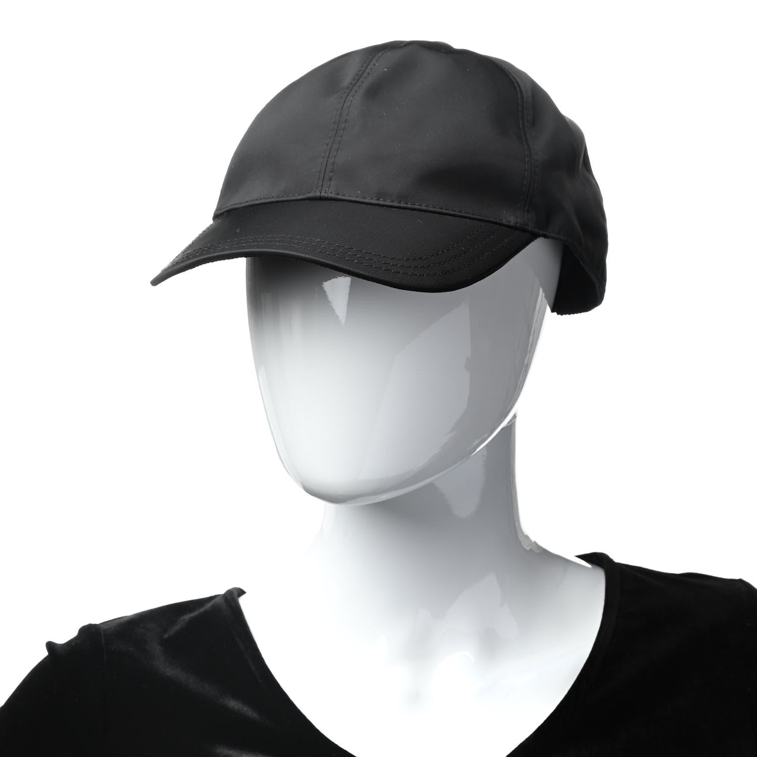 Prada Re-Nylon Mens Baseball Cap L Black 2 of 9