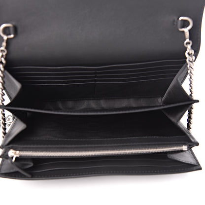 Gucci Suede Mini Dionysus Chain Wallet Black 5 of 11