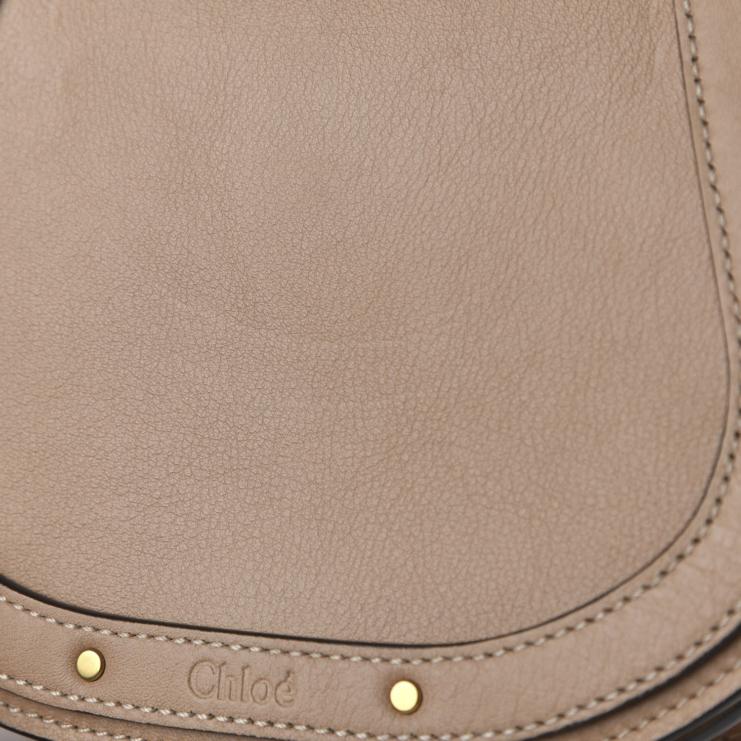 Chloe Calfskin Suede Small Nile Bracelet Bag Biscotti Beige 11 of 11