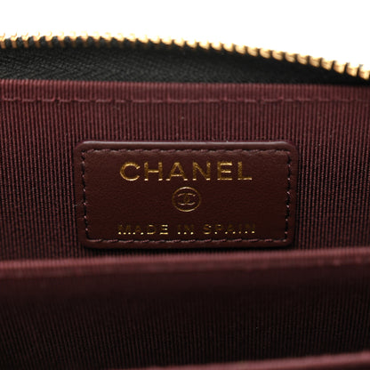 Chanel Caviar Quilted Zip Coin Purse Black 6 of 8