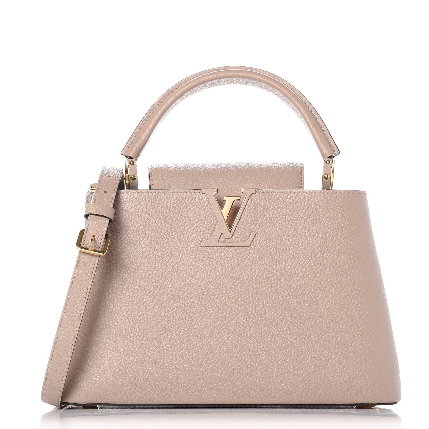 Louis Vuitton Taurillon Capucines PM Galet 1 of 7