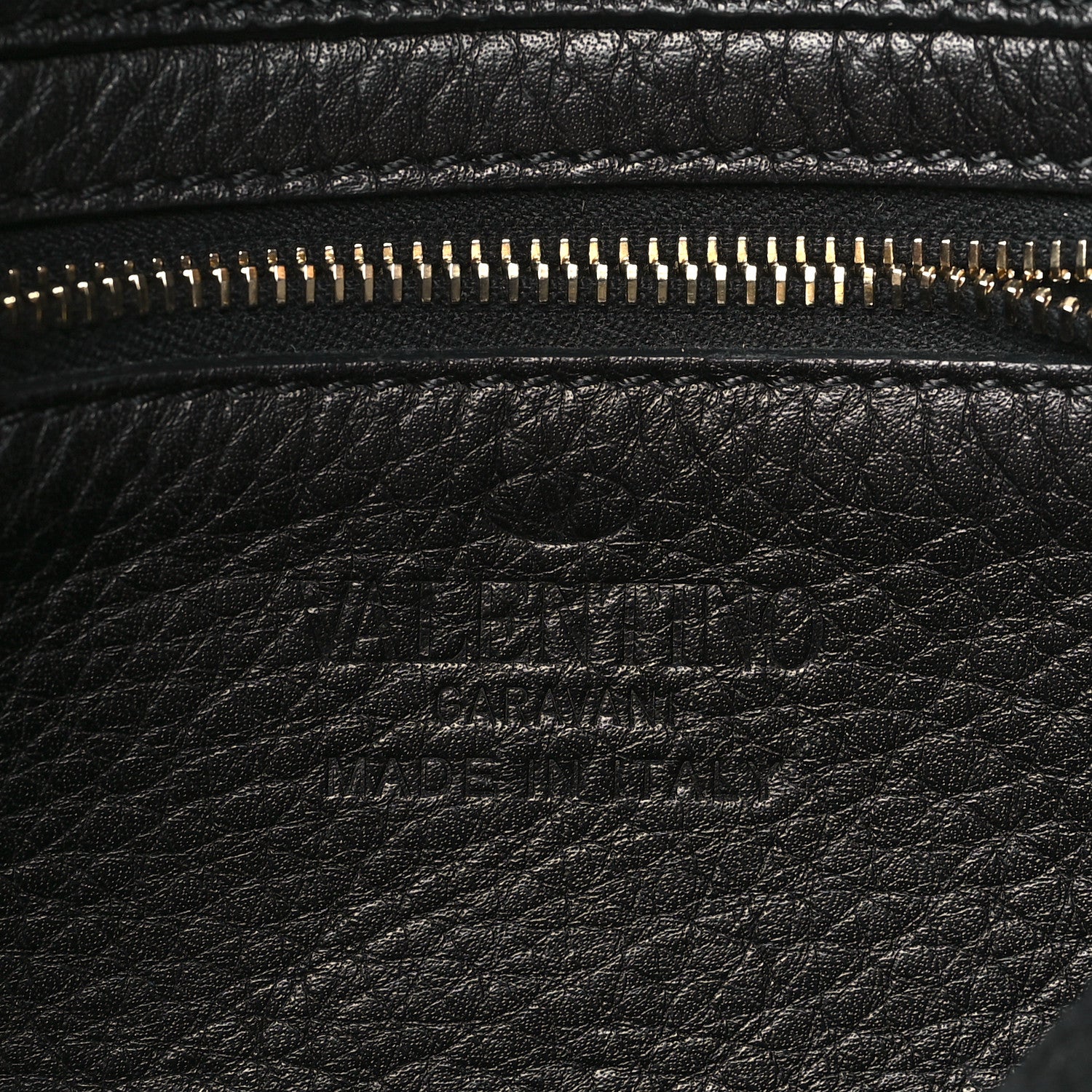 Valentino Garavani Pebbled Calfskin Mini Rockstud Flip-Lock Messenger Bag Black 6 of 12