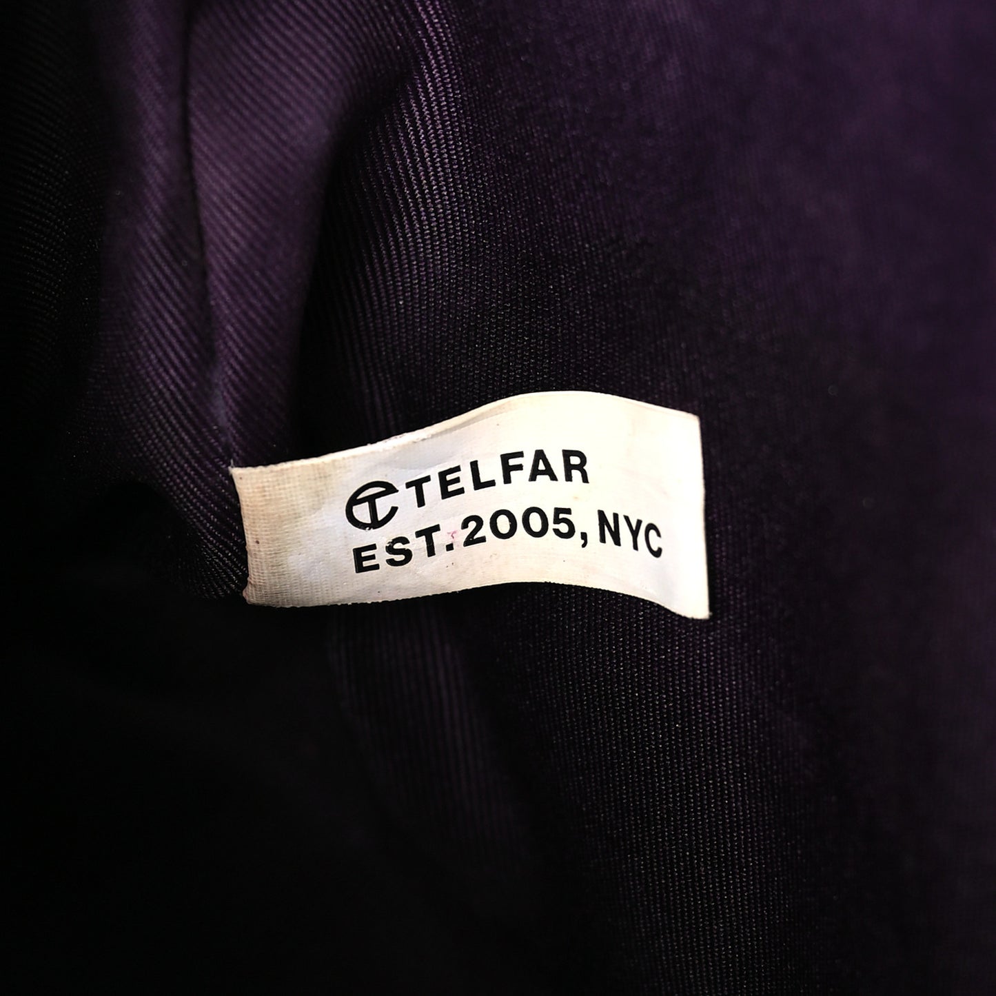 Vegan Leather Medium Shopping Bag Eggplant