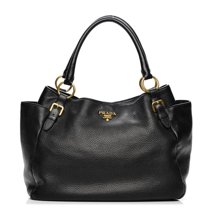 Prada Vitello Daino Tote Nero Black 1 of 7