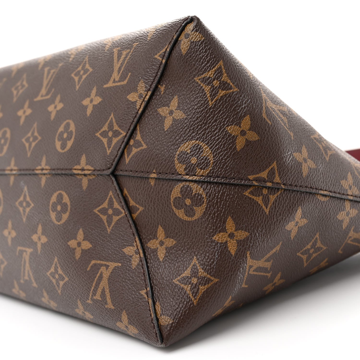 Louis Vuitton Monogram Flower Hobo Bordeaux 10 of 15