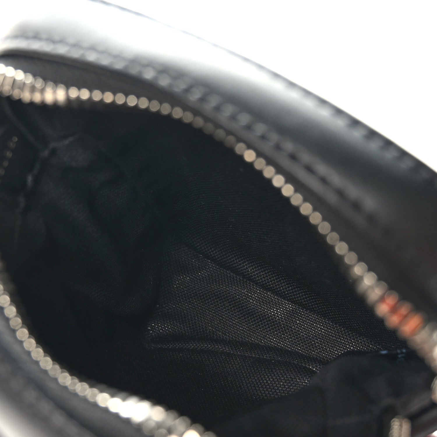 Gucci GG Supreme Monogram Appia Calfskin Web Small Camera Messenger Bag Black Grey 5 of 9