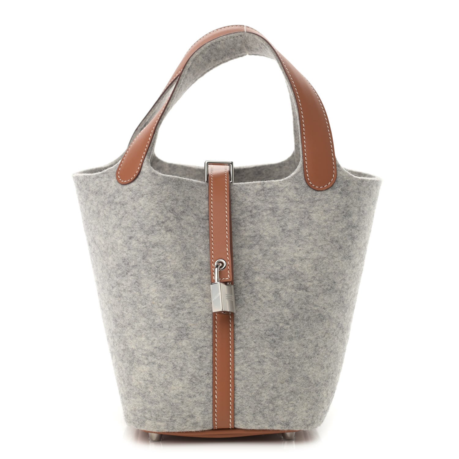Hermes Feutre Swift Picotin Lock 18 PM Gris Clair Gold 1 of 10