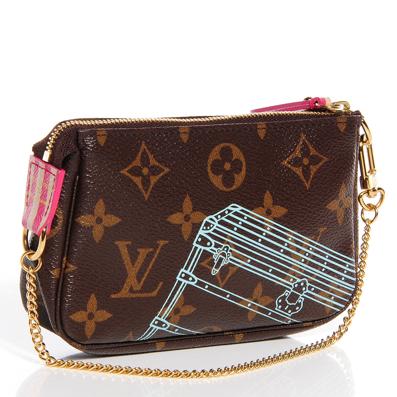 Louis Vuitton Monogram 2014 Christmas Animation Mini Pochette Accessories 3 of 7