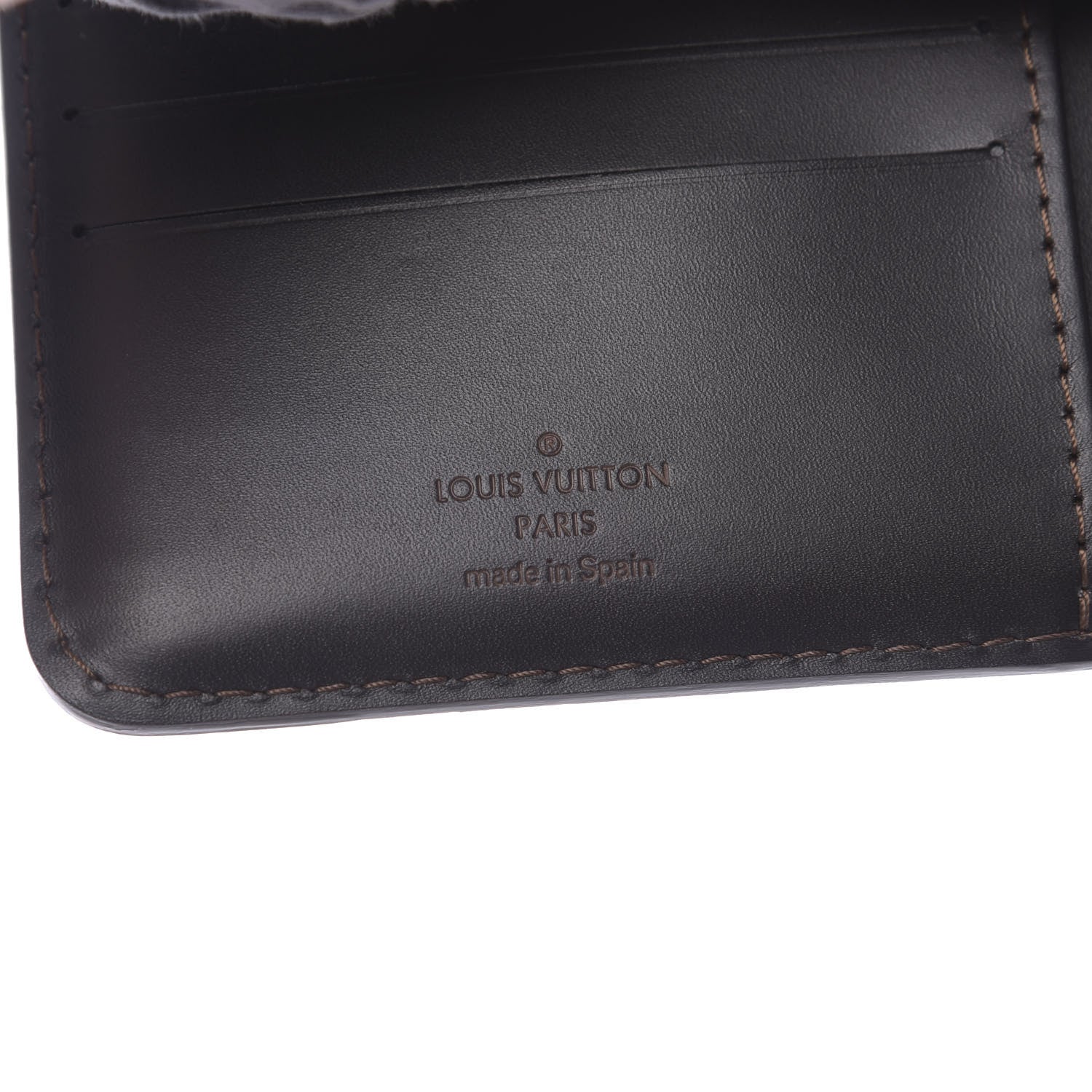 Louis Vuitton Utah 6 Cards Bill Holder Wallet Coffee 7 of 8