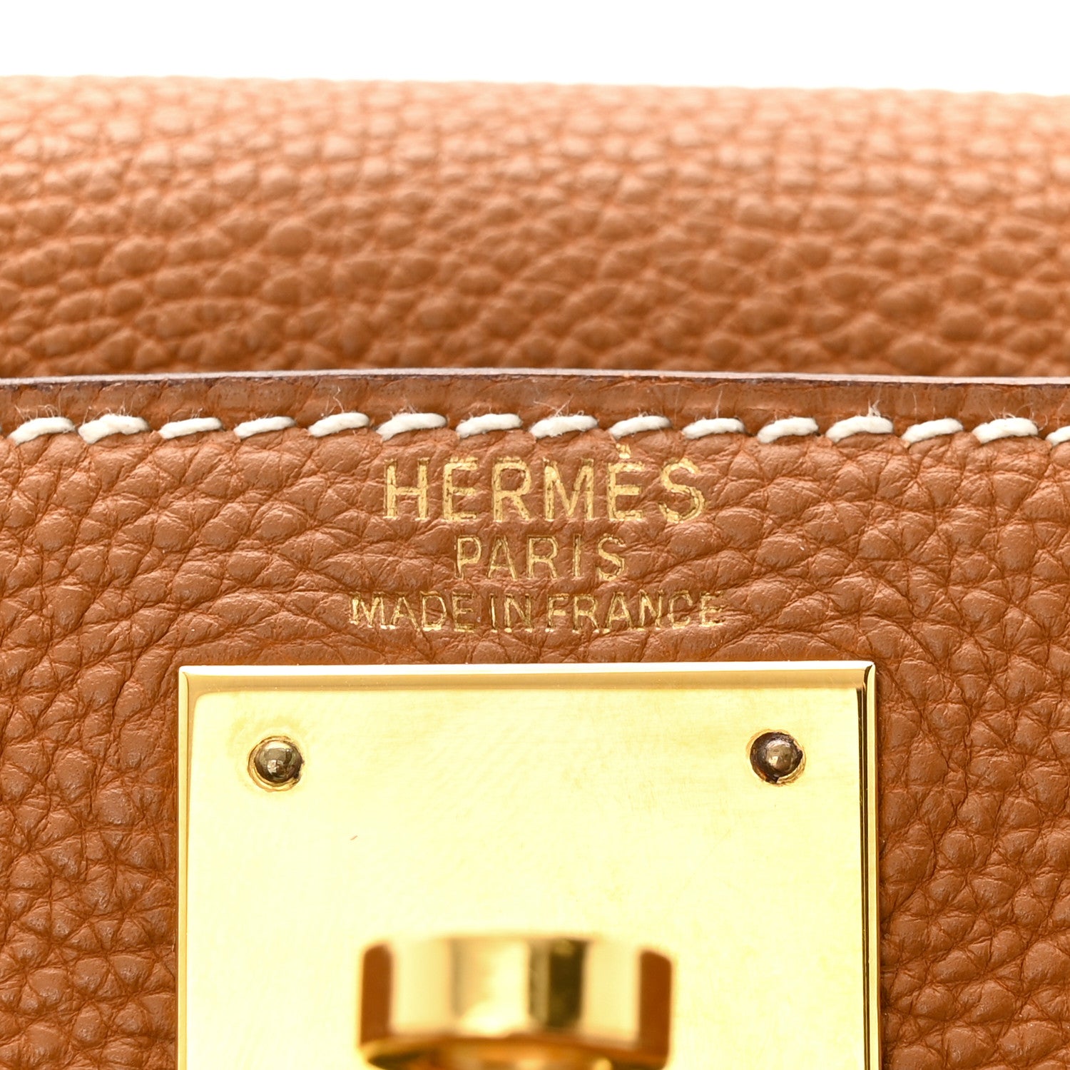 Hermes Togo Kelly Retourne 28 Gold 6 of 12