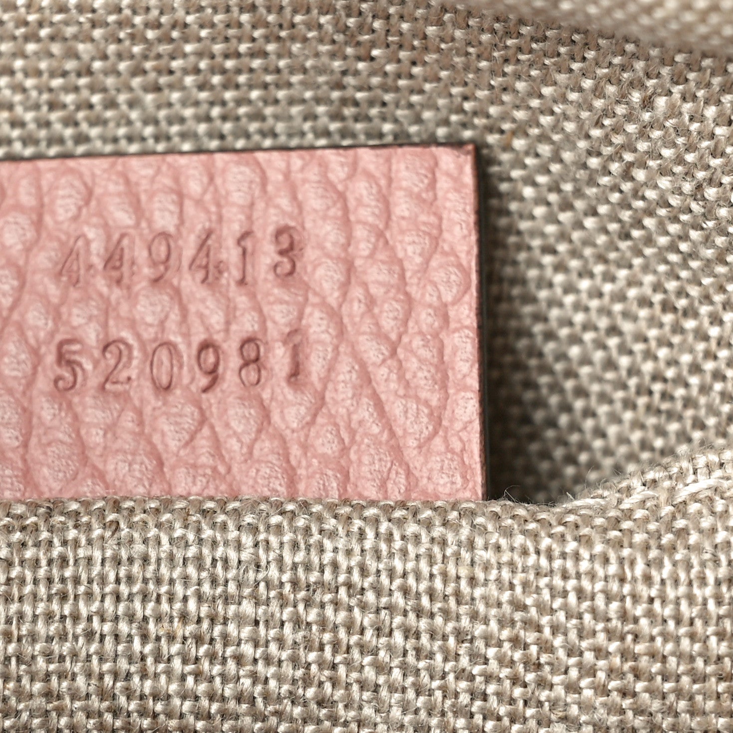 Gucci Monogram Mini Bree Messenger Bag Beige Soft Pink 7 of 10