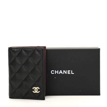 Chanel Caviar Quilted Card Holder Wallet Black 8 of 8