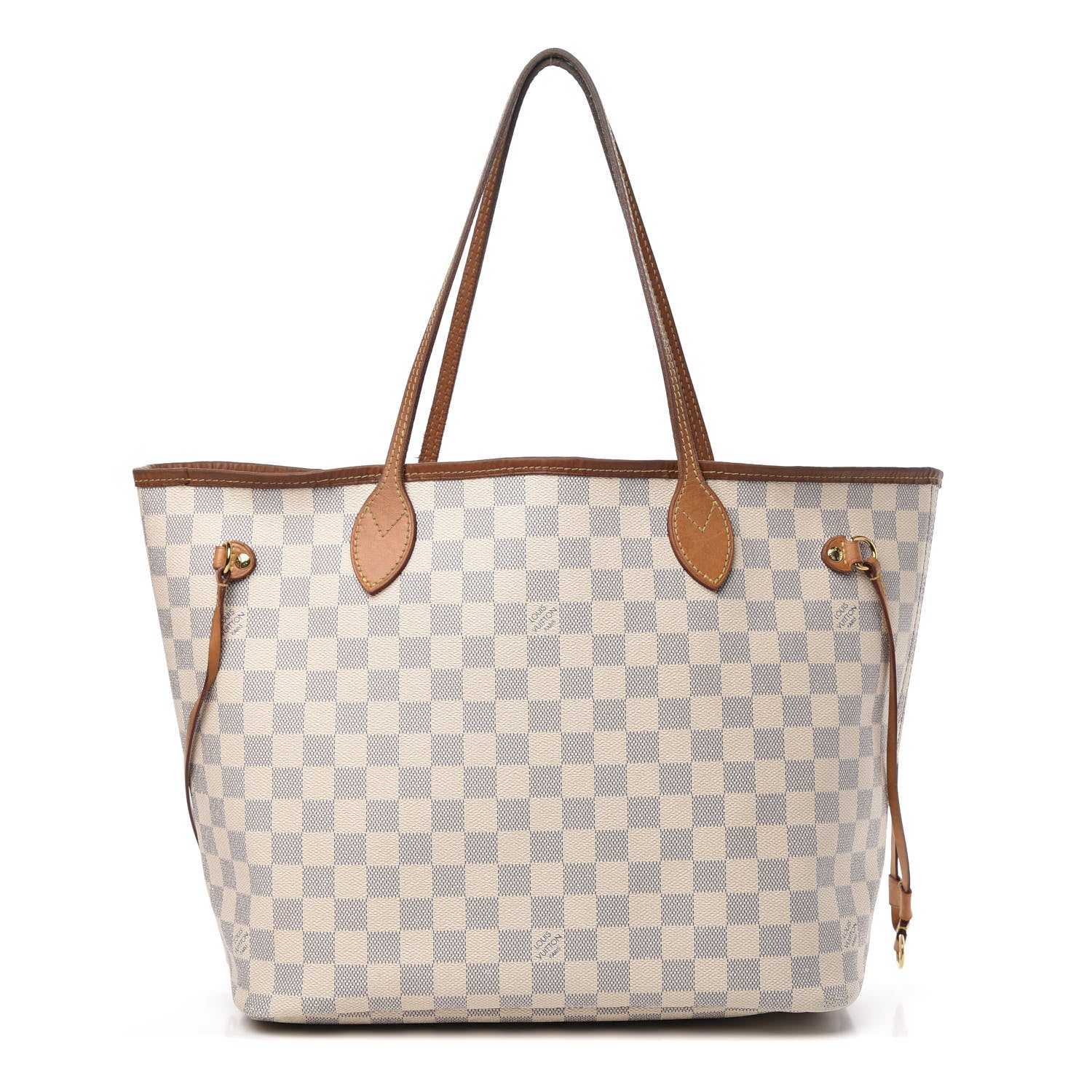 Louis Vuitton Damier Azur Neo Neverfull MM Rose Ballerine 1 of 23