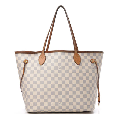 Louis Vuitton Damier Azur Neo Neverfull MM Rose Ballerine 1 of 23