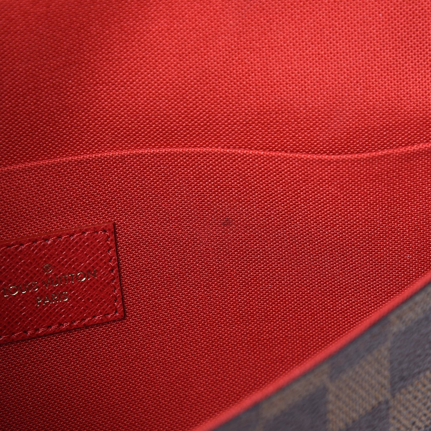 Louis Vuitton Damier Ebene Pochette Felicie Chain Wallet 11 of 12