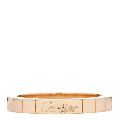 Cartier 18K Yellow Gold 3mm Lanieres Ring 57 8 1 of 4