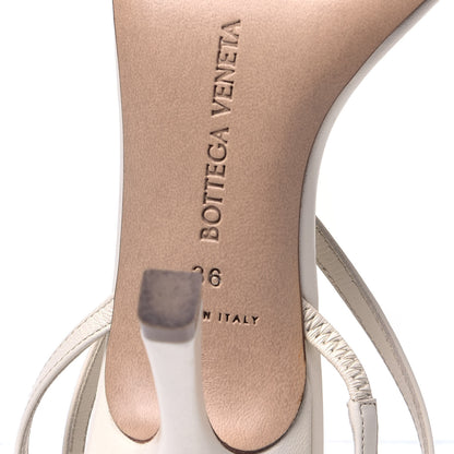 Bottega Veneta Lambskin Studded Stretch Multi Strap 90mm Sandals 36 Sea Salt 8 of 10