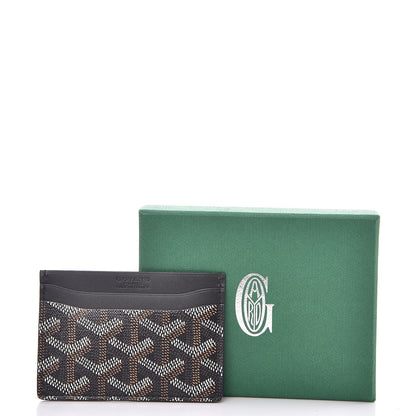 Goyard Goyardine Saint Sulpice Card Holder Black 8 of 8