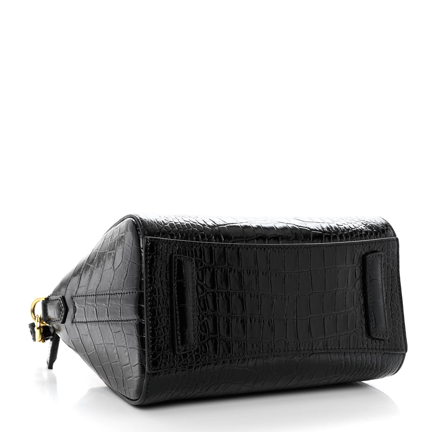 Givenchy Calfskin Crocodile Embossed Mini Antigona Black 4 of 10