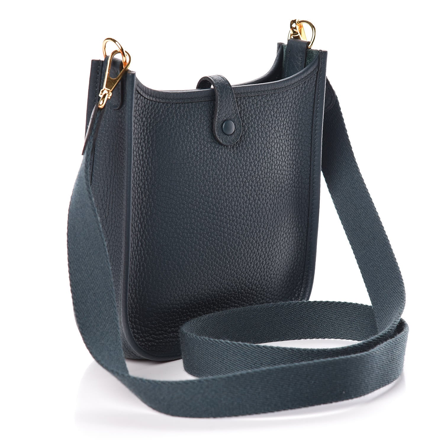 Hermes Taurillon Clemence Evelyne TPM Vert Cypress 3 of 10