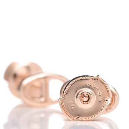 Hermes 18K Rose Gold TPM Farandole Stud Earrings 3 of 4