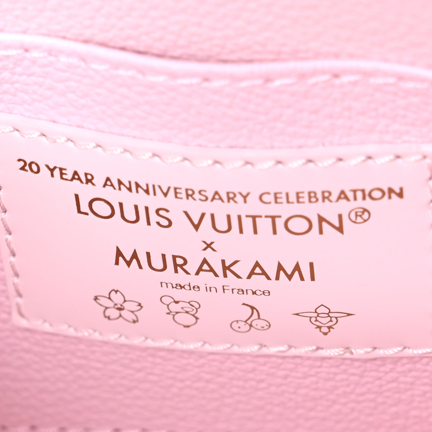 LV X TM Epi Cherry Blossom Cosmetic Pouch Pink