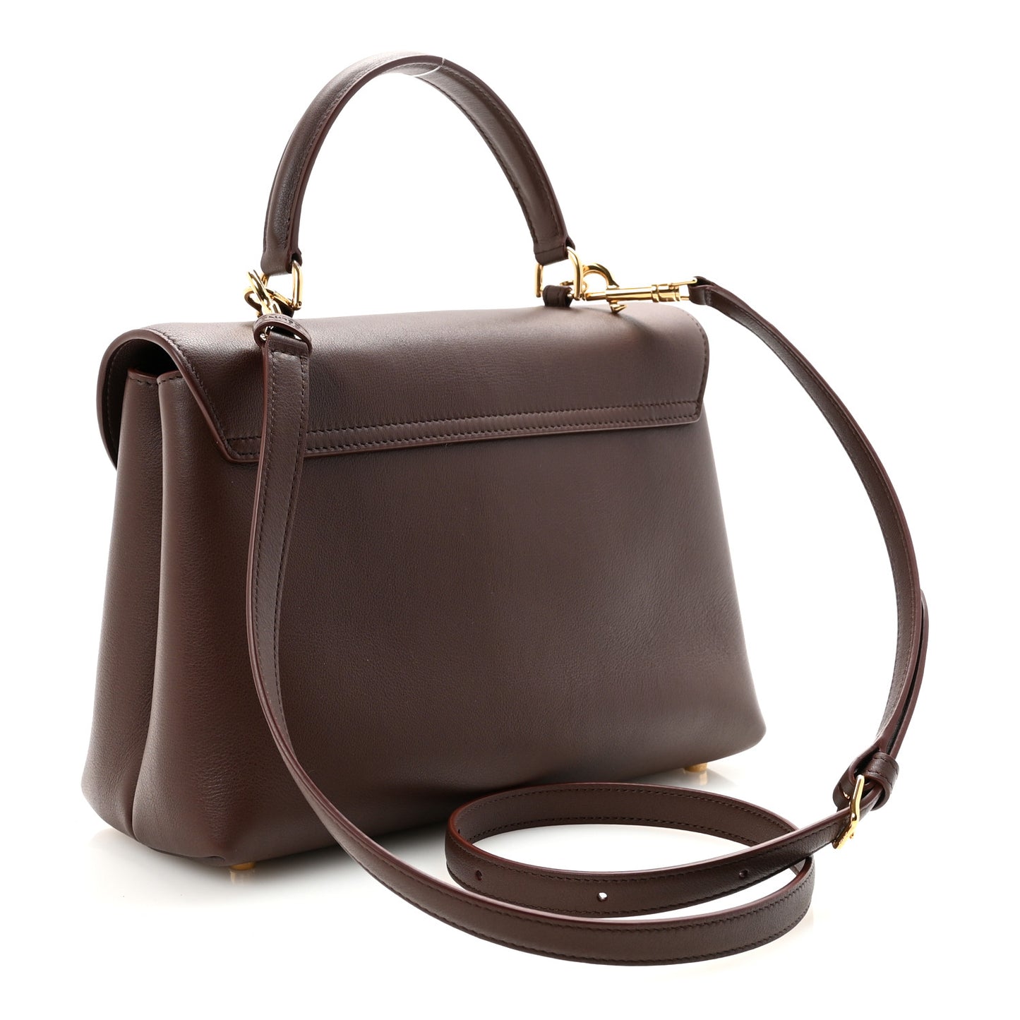 Supple Grained Calfskin Medium Nino Chestnut